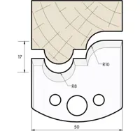 HW Profilmesser, 50mm, Nr. 551