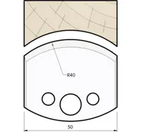HW Profilmesser, 50mm, Nr. 553