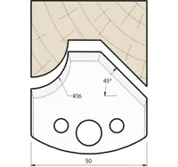 HW Profilmesser, 50mm, Nr. 569