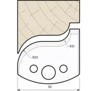 HW Profilmesser, 50mm, Nr. 570