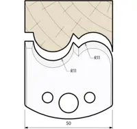 HW Profilmesser, 50mm, Nr. 572
