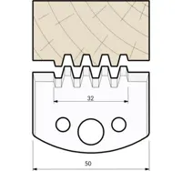 HW Profilmesser, 50mm, Nr. 576