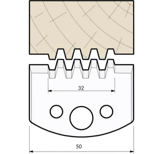 HW Profilmesser, 50mm, Nr. 576