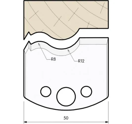 HW Profilmesser, 50mm, Nr. 578