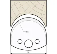 Abweiser, 50mm, Nr. 543