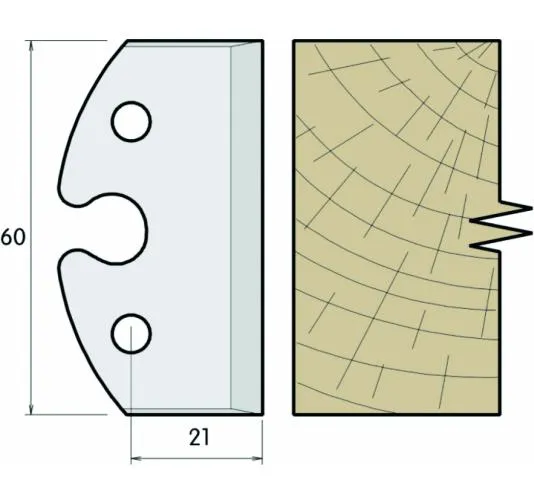 SP Profilmesser, 60mm, Nr. 600