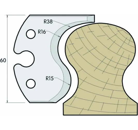 Abweiser, 60mm, Nr. 604