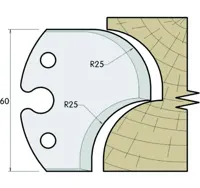 Abweiser, 60mm, Nr. 611