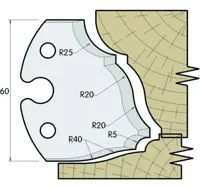 Abweiser, 60mm, Nr. 620