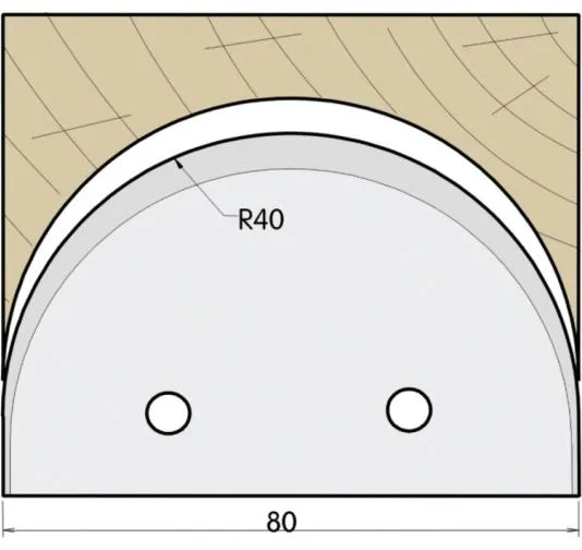 Abweiser, 80mm, Nr. 803