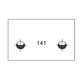 Abweiser SATURN, 48mm, Nr. 141