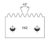 Abweiser SATURN, 48mm, Nr. 142