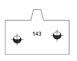 SP Profilmesser SATURN, 48mm, Nr. 143
