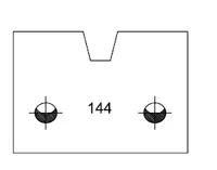 SP Profilmesser SATURN, 48mm, Nr. 144