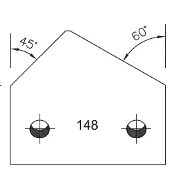 SP Profilmesser SATURN, 48mm, Nr. 148