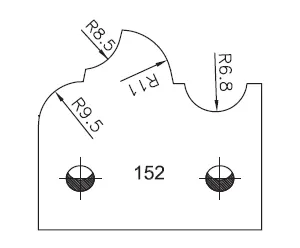 SP Profilmesser SATURN, 48mm, Nr. 152