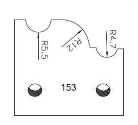 SP Profilmesser SATURN, 48mm, Nr. 153