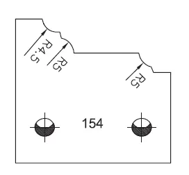 SP Profilmesser SATURN, 48mm, Nr. 154