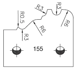 SP Profilmesser SATURN, 48mm, Nr. 155