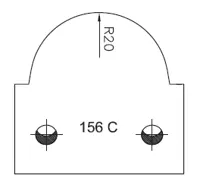 SP Profilmesser SATURN, 48mm, Nr. 156C