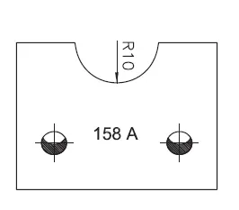 SP Profilmesser SATURN, 48mm, Nr. 158A