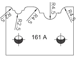 SP Profilmesser SATURN, 48mm, Nr. 161A