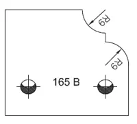 SP Profilmesser SATURN, 48mm, Nr. 165B