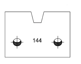 Abweiser SATURN, 48mm, Nr. 144