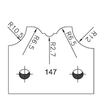 Abweiser SATURN, 48mm, Nr. 147