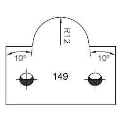 Abweiser SATURN, 48mm, Nr. 149