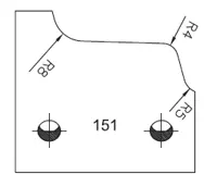 Abweiser SATURN, 48mm, Nr. 151