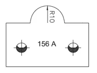 Abweiser SATURN, 48mm, Nr. 156A