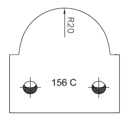 Abweiser SATURN, 48mm, Nr. 156C