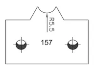 Abweiser SATURN, 48mm, Nr. 157