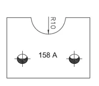 Abweiser SATURN, 48mm, Nr. 158A