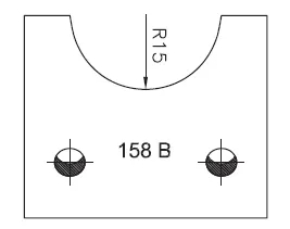 Abweiser SATURN, 48mm, Nr. 158B