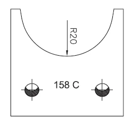 Abweiser SATURN, 48mm, Nr. 158C