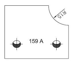 Abweiser SATURN, 48mm, Nr. 159A