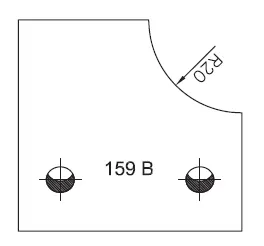 Abweiser SATURN, 48mm, Nr. 159B