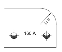 Abweiser SATURN, 48mm, Nr. 160A