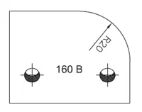 Abweiser SATURN, 48mm, Nr. 160B