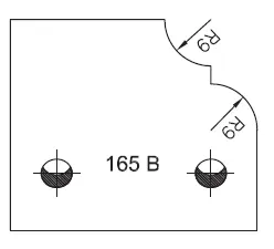 Abweiser SATURN, 48mm, Nr. 165B