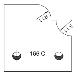 Abweiser SATURN, 48mm, Nr. 166C