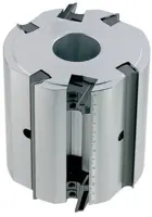 Kombinations-Hobelkopf mit Fliehkraftspannung, D=140mm, SB=230mm, BO=40mm, Z4+2+2