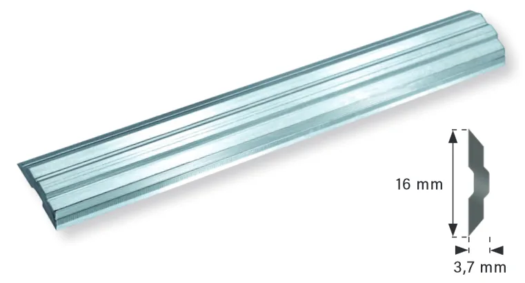 HS Wendehobelmesser System Variplan, 550x16x3.7mm