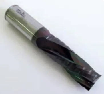 VHM Schrupp-Schlichtfräser Z3 "DLC", D=12mm, NL=35mm, GL=80mm, S=12mm, LL, neg.