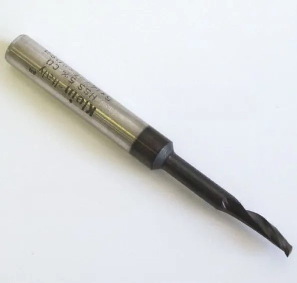 HS-E Einzahnfräser abgesetzt Alu "DLC", D=10mm, NL=14/95mm, GL=120mm, S=8mm, RL, pos.