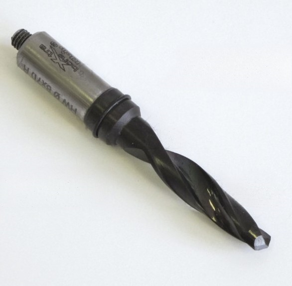 VHM Durchgangslochbohrer mit Doppelfase Dia "DLC", D=6mm, NL=40mm, GL=70mm, S=10x20mm, RL