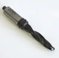 VHM Durchgangslochbohrer mit Doppelfase Dia "DLC", D=8mm, NL=40mm, GL=70mm, S=10x20mm, RL