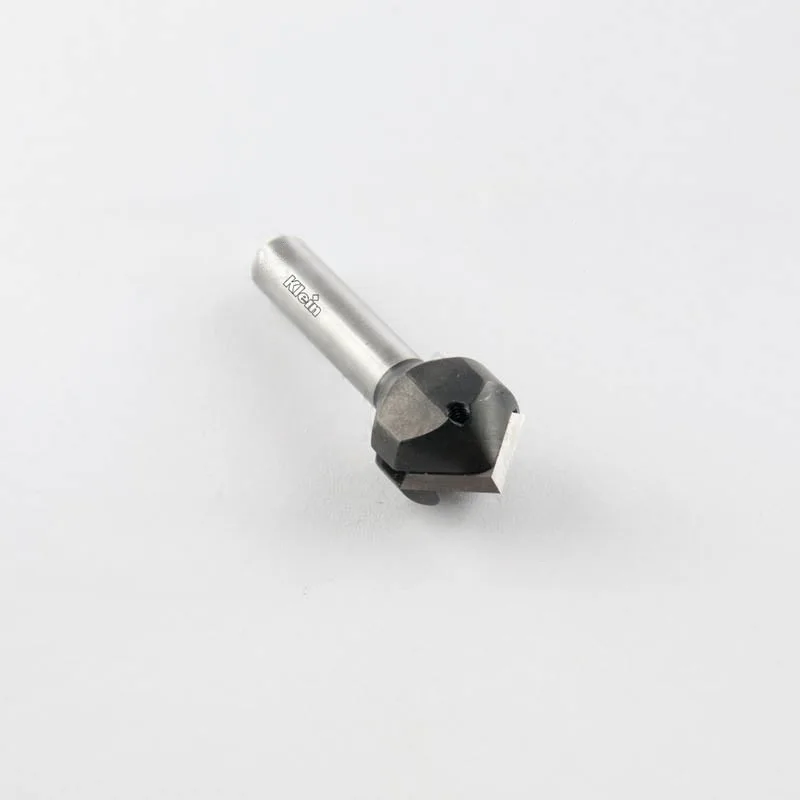 WPL V-Nut- und Schriftenfräser 45° - Z1, D=17.6mm, NL=8.5mm, GL=53mm, S=8mm, R